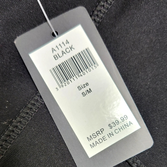 💎 Bling Leggings w/ Mesh Cut-outs & Pockets! S/M  ~ NWT! - Picture 7 of 7